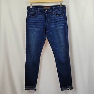 Joe's Jeans Emmy Deconstructed Ankle Jeans Dark Wash Size 29